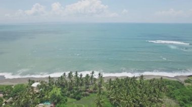 Bali kıyılarının havadan görünümü