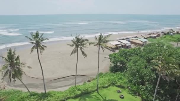 Vista aérea de uma praia em Bali — Vídeo de Stock