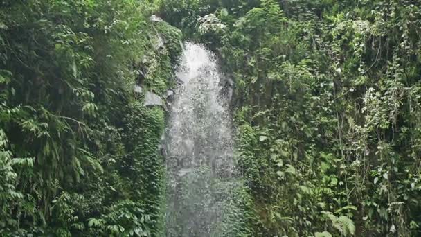 Krásný vodopád na Bali — Stock video