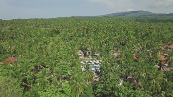 Prachtig resort in Indonesië — Stockvideo