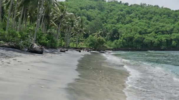 Пляж Мбаппе в Индонезии — стоковое видео