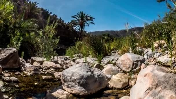 Timelapse vista di una valle in Marocco — Video Stock