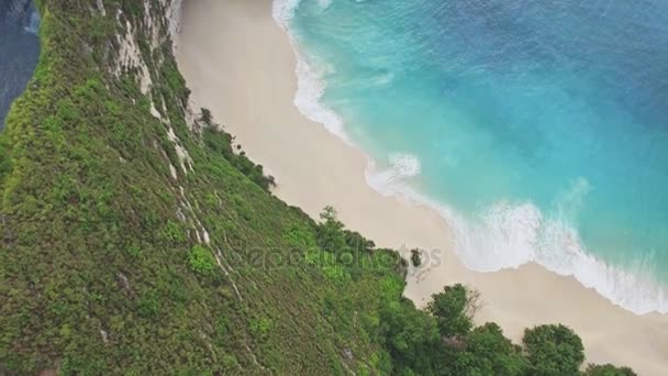 Vista aerea della costa di Bali — Video Stock