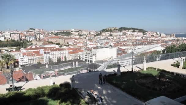 Lisbon Panorama View — Stock Video