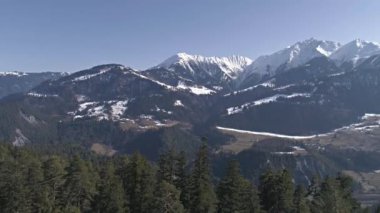 Bir orman Dağları ile havadan görüntüleri