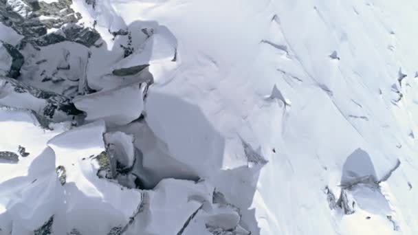 Montaña de mierda Sogn Gion — Vídeo de stock