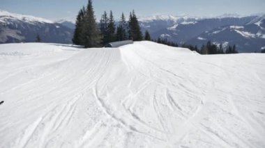 Laax Snowpark, kayakçı 