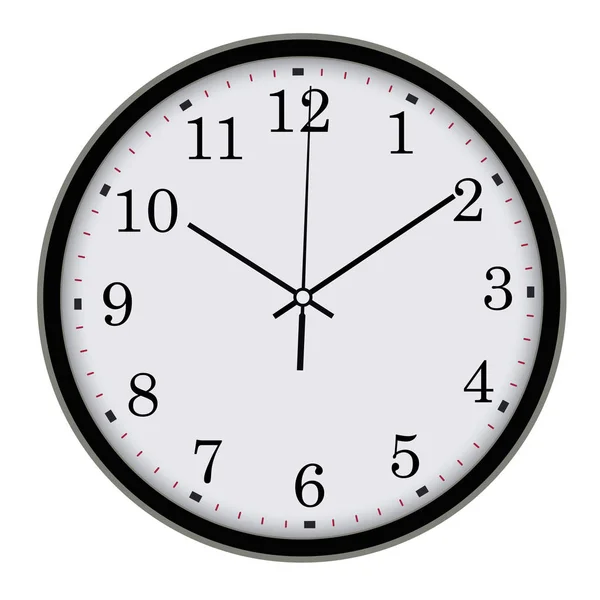 Clock vector illustration. — Stock Vector