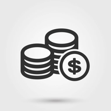 Sikke simge - hisse senedi vektör.