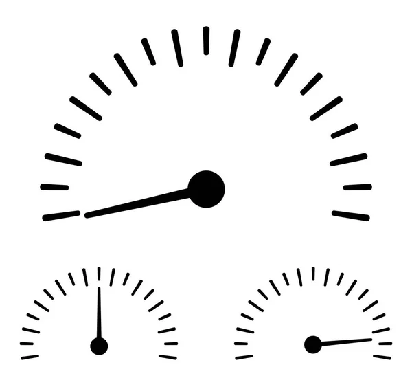 Icono del velocímetro - Vector de stock . — Archivo Imágenes Vectoriales