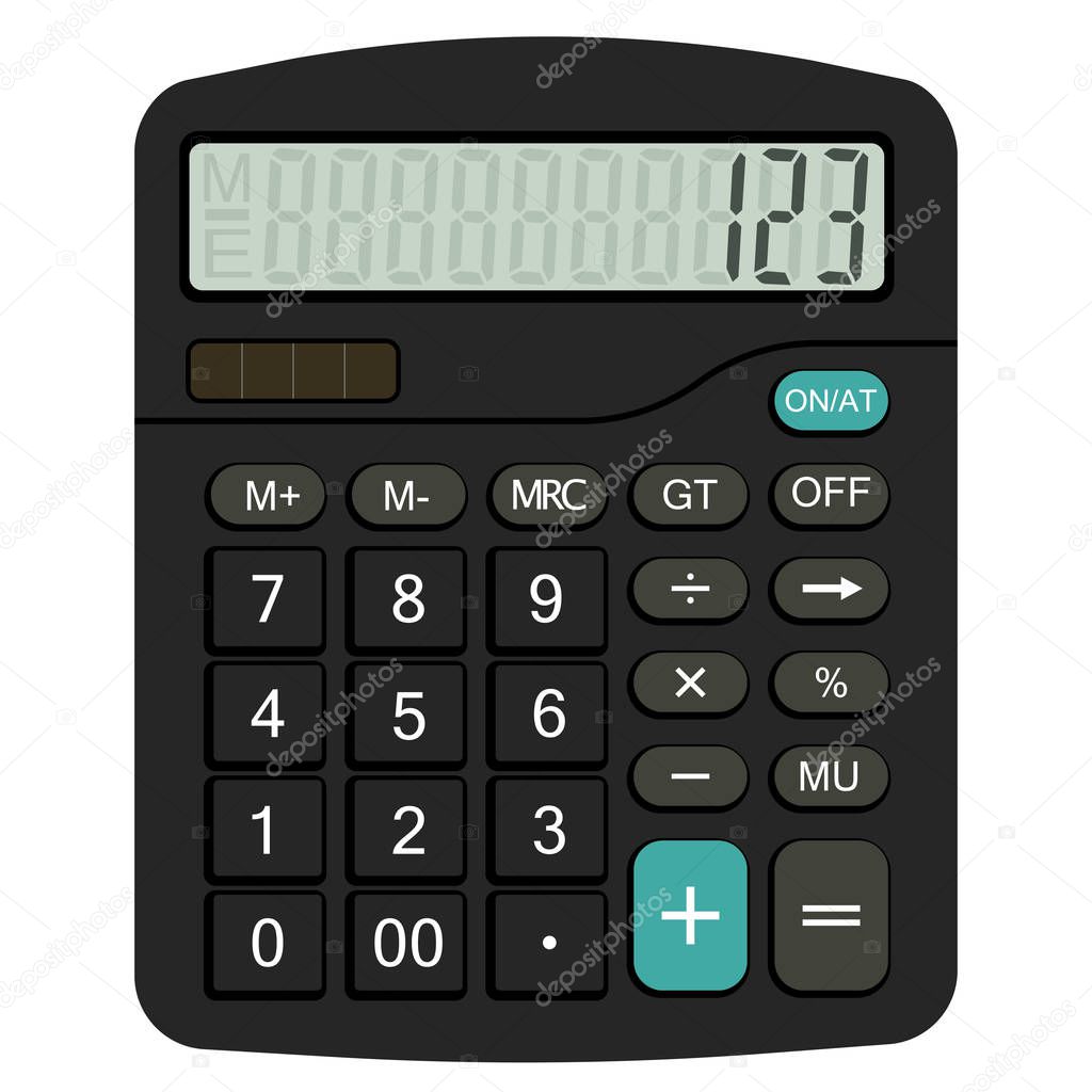 Calculator - stock vector.