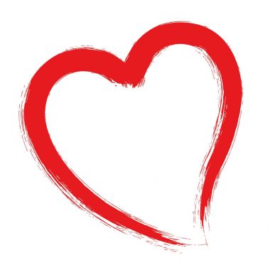 Elle çizilmiş kalpler. Sevgililer günü için - hisse senedi vektör tasarım öğeleri.