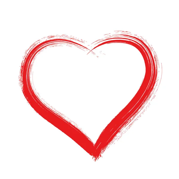 Handgezeichnete Herzen. Gestaltungselemente für den Valentinstag - Aktienvektor. — Stockvektor