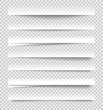 Arkaplanda saydam gerçekçi kağıt gölgesi efektleri var. Reklam ve tanıtım mesajı için unsur....