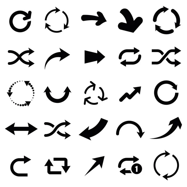 Conjunto de iconos de flecha. - vector de stock . — Archivo Imágenes Vectoriales