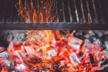 Izgara kömürlerin yanma