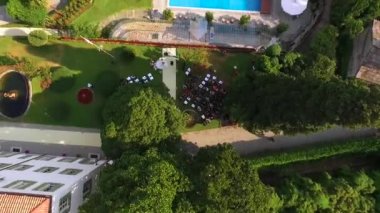 Düğün töreni İtalya kapalı dron alır.