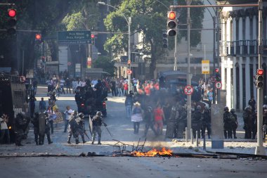 Polis truculence protesto Rio de Janeiro