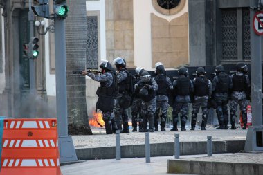 Polis truculence protesto Rio de Janeiro