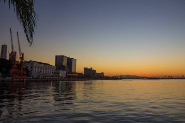 Rio de Janeiro kış günü nde Günbatımı