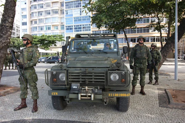 Krigsmakten i Rio de Janeiro — Stockfoto