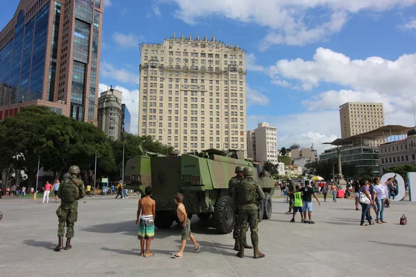 Forsvaret i Rio de Janeiro – stockfoto