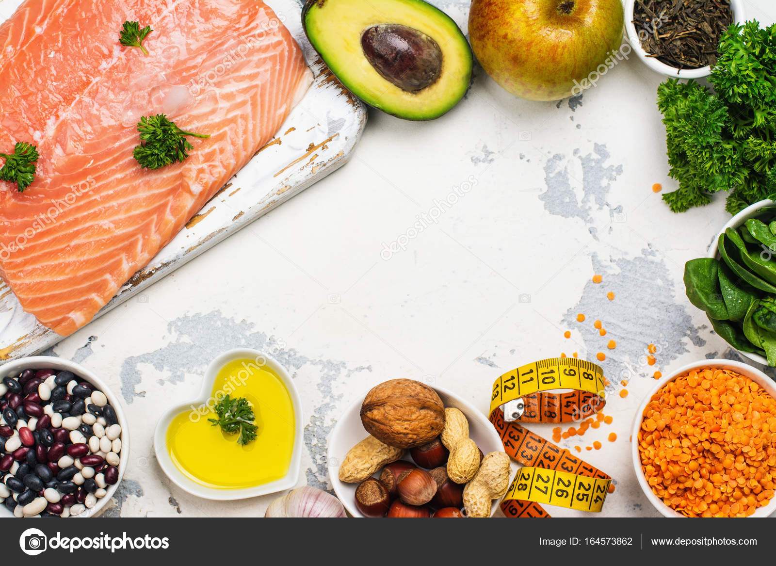 Low Cholesterol Food Stock Photo By C Happy Lark 164573862