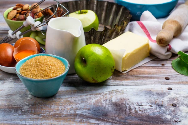 Arka plan pişirme Üstten Görünüm