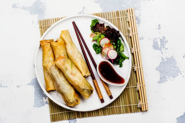 Fried spring rolls sebze ile