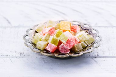 Geleneksel Doğu tatlı rahat lokum