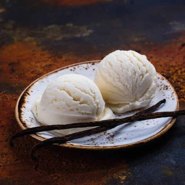 Gelato alla vaniglia — Foto Stock