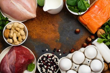 yüksek protein yiyecek 
