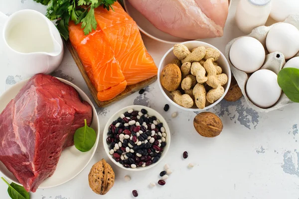 Alimento alto en proteínas —  Fotos de Stock