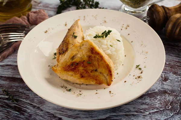 pilavlı tavuk fileto 