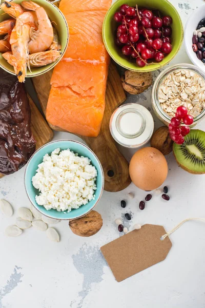 Surtido de alimentos saludables — Foto de Stock