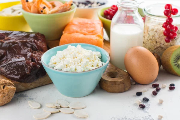 Natural sources of phosphorus — Stock Image Natural sources of phosphorus Royalty Free Stock Photos
