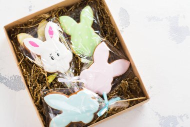 Gingerbread Paskalya tavşanları çerezleri