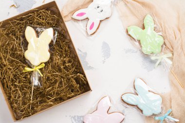 Gingerbread Paskalya tavşanları çerezleri