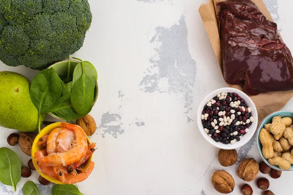 Alimento saludable rico en ácido fólico —  Fotos de Stock