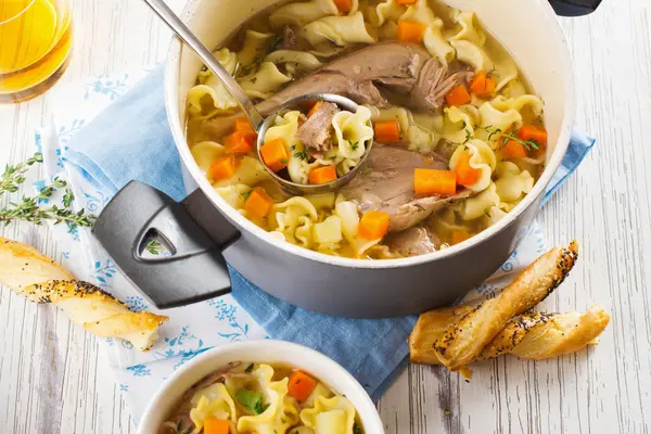 Chicken noodle soup — Stock Image Chicken noodle soup Stock Picture