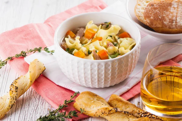 Chicken noodle soup — Stock Image Chicken noodle soup Stock Photo
