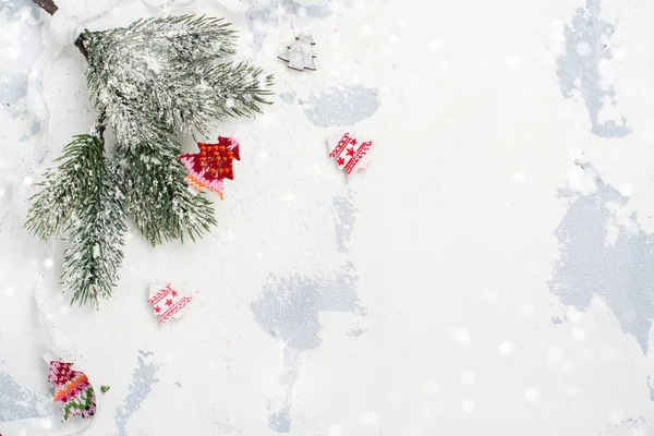 Rama de árbol de abeto de Navidad — Foto de Stock