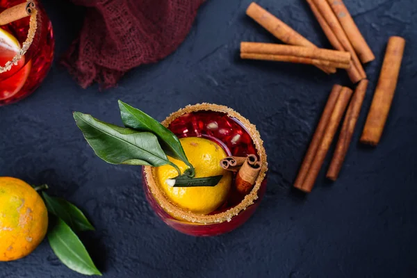 Winter cocktail med kanel — Stockfoto