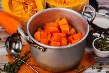 Kabak çorbası malzemeler