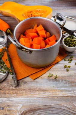 Kabak çorbası malzemeler