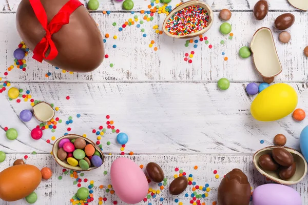 Easter chocolate egg — Stock Photo, Image