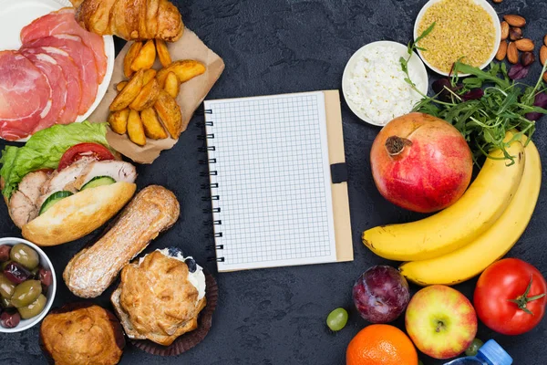 Zeit für Diät. 5: 2-Ernährungskonzept für Fasten — Stockfoto