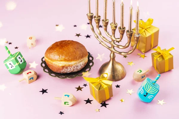 Feliz fundo Chanukah — Fotografia de Stock