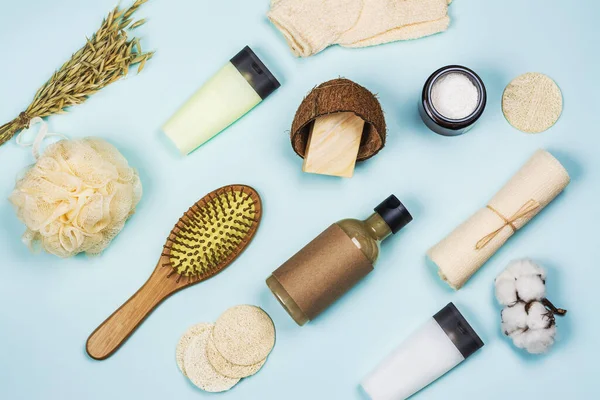 Productos cosméticos para el cuidado corporal — Foto de Stock