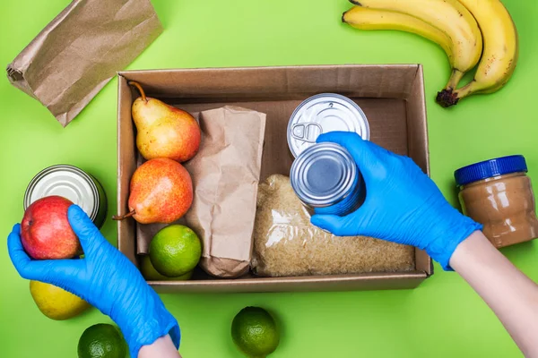 Consegna sicura del cibo a casa — Foto Stock